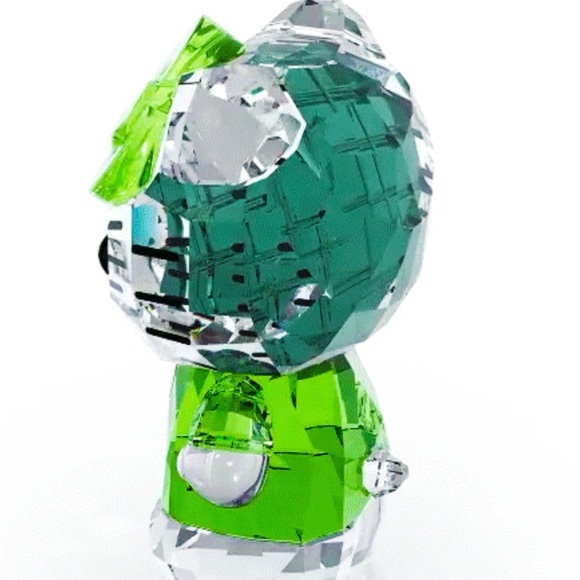 NIB Authentic Swarovski Hello Kitty Lucky Charm Clover Crystal Figurine #5004741 - Picture 7 of 8